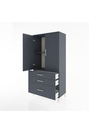 Hyperion Dolap 2 Raflı 3 Çekmeceli 2 Kapaklı 88x44x182 - S57M014V5B