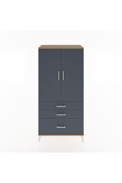 Hyperion Dolap 2 Raflı 3 Çekmeceli 2 Kapaklı 88x44x182 - S57M014V8B