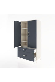 Hyperion Dolap 4 Raflı 2 Çekmeceli 2 Kapaklı 88x44x182 - S57M015V2B