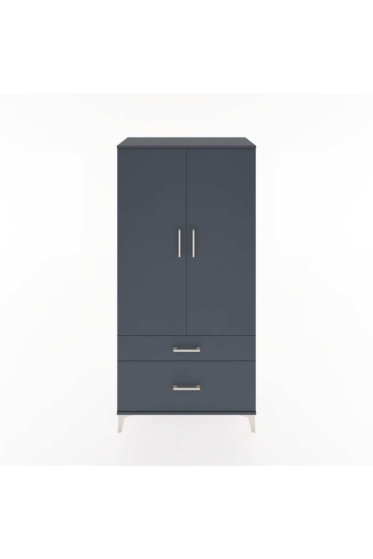 Hyperion Dolap 4 Raflı 2 Çekmeceli 2 Kapaklı 88x44x182 - S57M015V5B