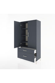 Hyperion Dolap 4 Raflı 2 Çekmeceli 2 Kapaklı 88x44x182 - S57M015V5B