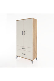 Hyperion Dolap 4 Raflı 2 Çekmeceli 2 Kapaklı 88x44x182 - S57M015V7B