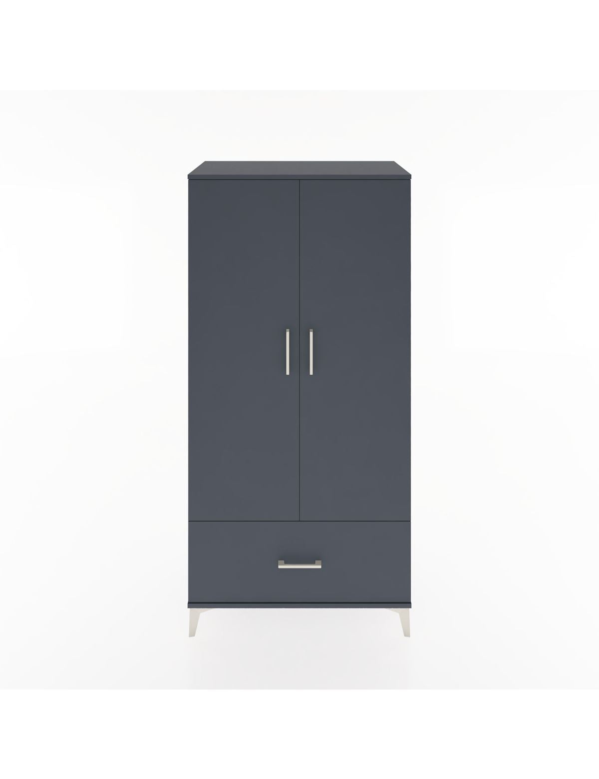 Hyperion Dolap 4 Raflı Tek Çekmeceli 2 Kapaklı 88x44x182 - S57M016V5B