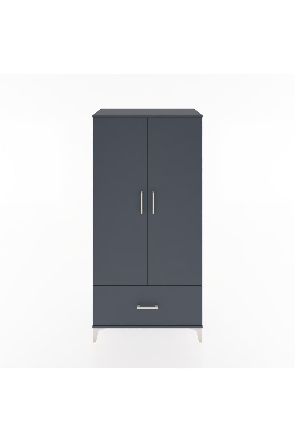 Hyperion Dolap 4 Raflı Tek Çekmeceli 2 Kapaklı 88x44x182 - S57M016V5B
