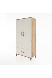 Hyperion Dolap 4 Raflı Tek Çekmeceli 2 Kapaklı 88x44x182 - S57M016V7B