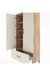 Hyperion Dolap 4 Raflı Tek Çekmeceli 2 Kapaklı 88x44x182 - S57M016V7B