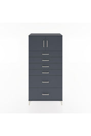 Hyperion Dolap Tek Raflı 6 Çekmeceli 2 Kapaklı 88x44x182 - S57M017V5B