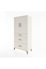 Hyperion Dolap 2 Raflı 3 Çekmeceli 2 Kapaklı 88x44x182 - S57M020V1B