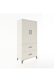 Hyperion Dolap 3 Raflı 2 Çekmeceli 2 Kapaklı 88x44x182 - S57M021V1B