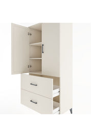 Hyperion Dolap 3 Raflı 2 Çekmeceli 2 Kapaklı 88x44x182 - S57M021V1B