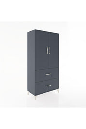 Hyperion Dolap 3 Raflı 2 Çekmeceli 2 Kapaklı 88x44x182 - S57M021V5B