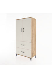 Hyperion Dolap 3 Raflı 2 Çekmeceli 2 Kapaklı 88x44x182 - S57M021V7B