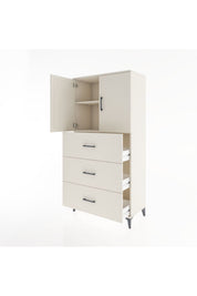 Hyperion Dolap 2 Raflı 3 Çekmeceli 2 Kapaklı 88x44x182 - S57M024V1B