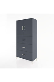 Hyperion Dolap 2 Raflı 3 Çekmeceli 2 Kapaklı 88x44x182 - S57M024V5B