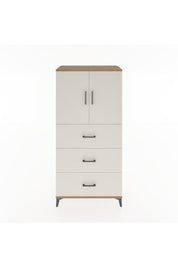 Hyperion Dolap 2 Raflı 3 Çekmeceli 2 Kapaklı 88x44x182 - S57M024V7B