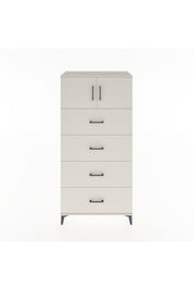 Hyperion Dolap Tek Raflı 4 Çekmeceli 2 Kapaklı 88x44x182 - S57M025V1B