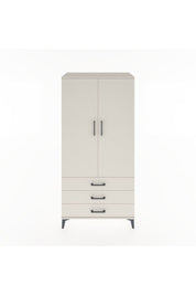 Hyperion Dolap Tek Raflı 3 Çekmeceli Tek Askılı 88x44x182 - S57M028V1B