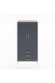 Hyperion Dolap Tek Raflı 3 Çekmeceli Tek Askılı 88x44x182 - S57M028V2B
