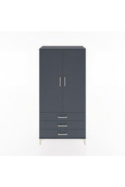 Hyperion Dolap Tek Raflı 3 Çekmeceli Tek Askılı 88x44x182 - S57M028V5B