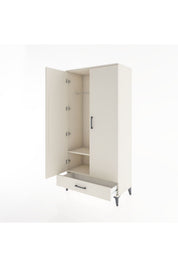 Hyperion Dolap 2 Raflı Tek Çekmeceli Tek Askılı 88x44x182 - S57M030V1B