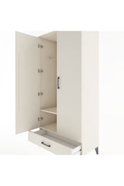 Hyperion Dolap 2 Raflı Tek Çekmeceli Tek Askılı 88x44x182 - S57M030V1B