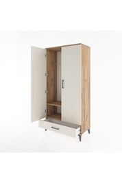 Hyperion Dolap 2 Raflı Tek Çekmeceli Tek Askılı 88x44x182 - S57M030V7B