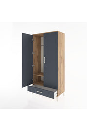 Hyperion Dolap 2 Raflı Tek Çekmeceli Tek Askılı 88x44x182 - S57M030V8B
