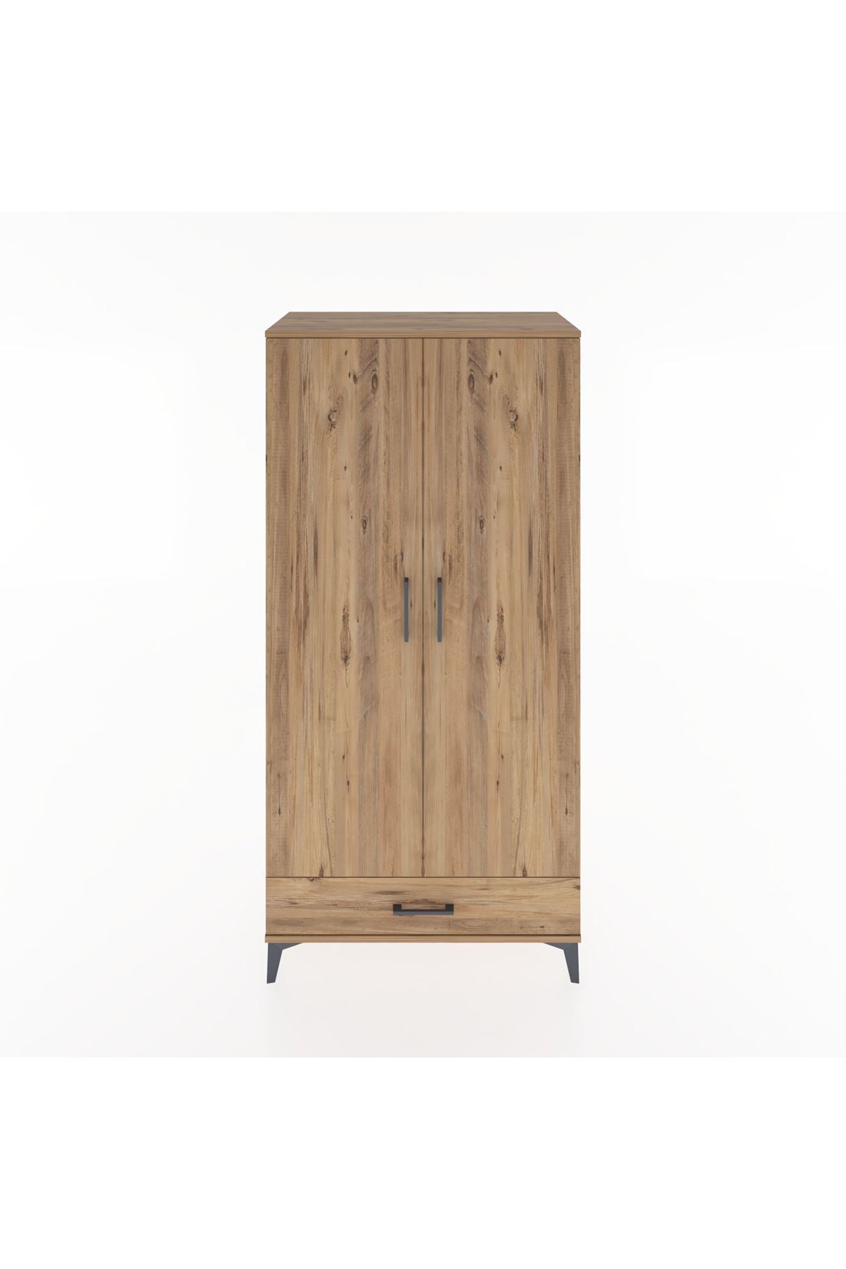 Hyperion Dolap 2 Raflı Tek Çekmeceli Tek Askılı 88x44x182 - S57M030V9B
