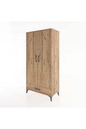 Hyperion Dolap 2 Raflı Tek Çekmeceli Tek Askılı 88x44x182 - S57M030V9B