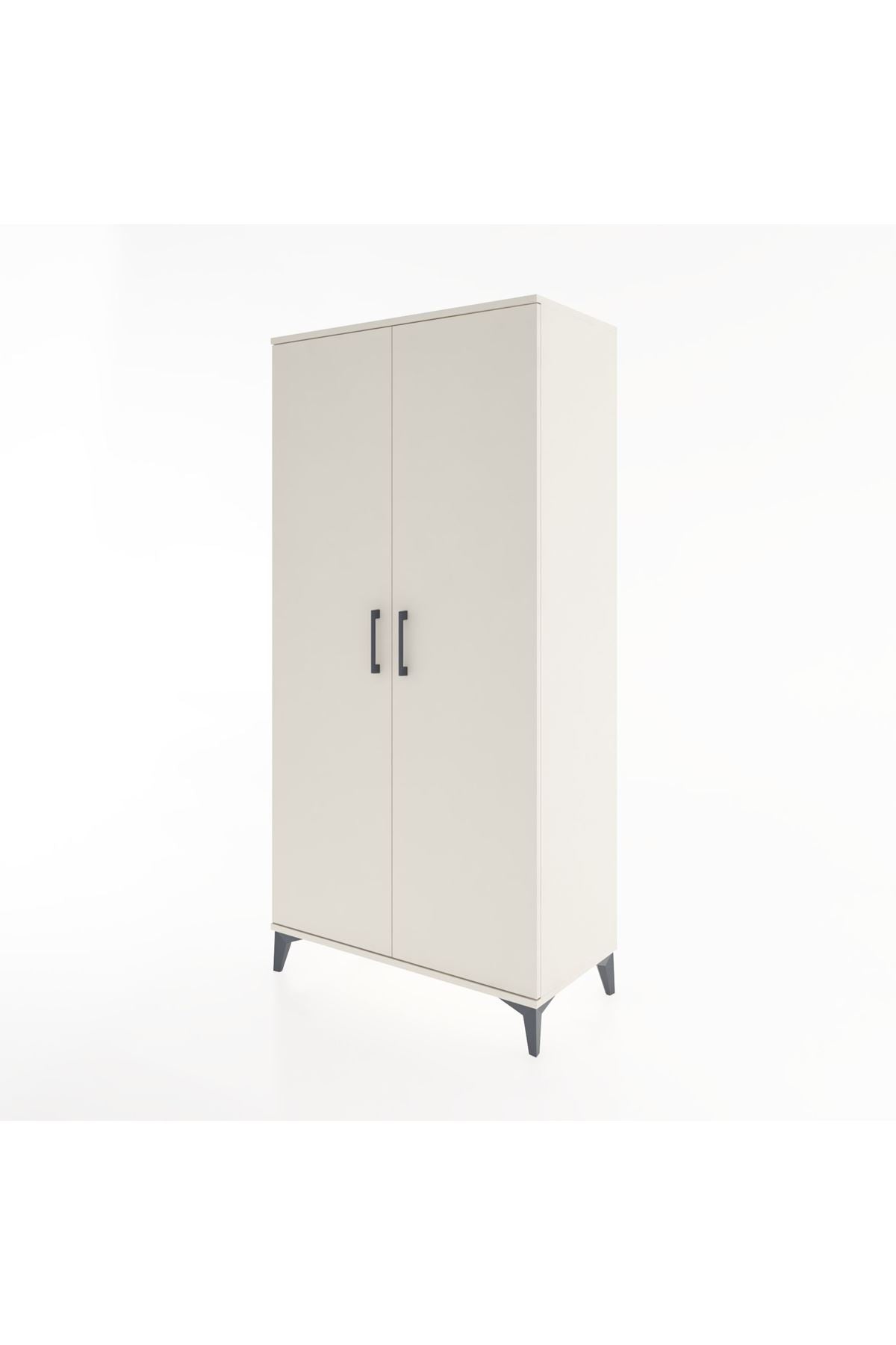 Hyperion Dolap 2 Raflı 2 Kapaklı Tek Askılı 88x44x182 - S57M031V1B