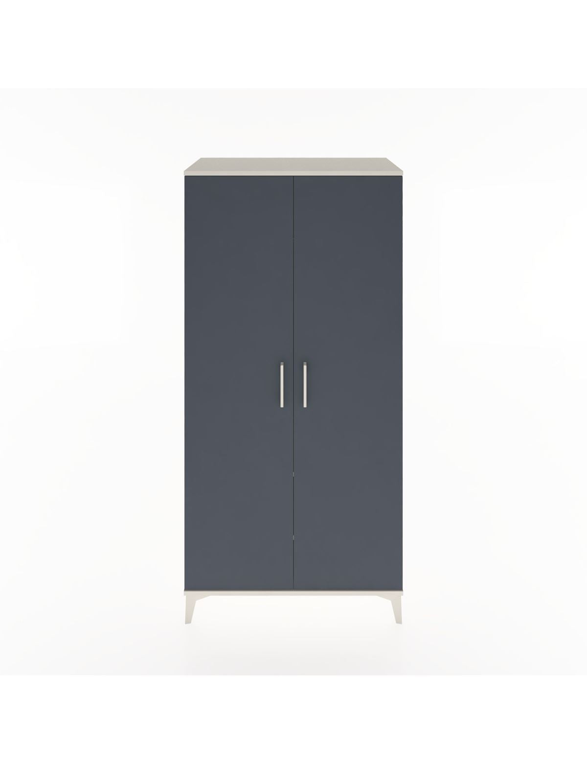 Hyperion Dolap 2 Raflı 2 Kapaklı Tek Askılı 88x44x182 - S57M031V2B