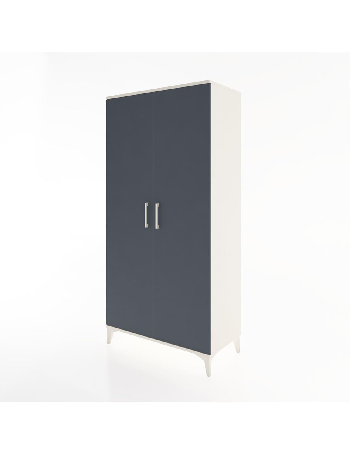 Hyperion Dolap 2 Raflı 2 Kapaklı Tek Askılı 88x44x182 - S57M031V2B
