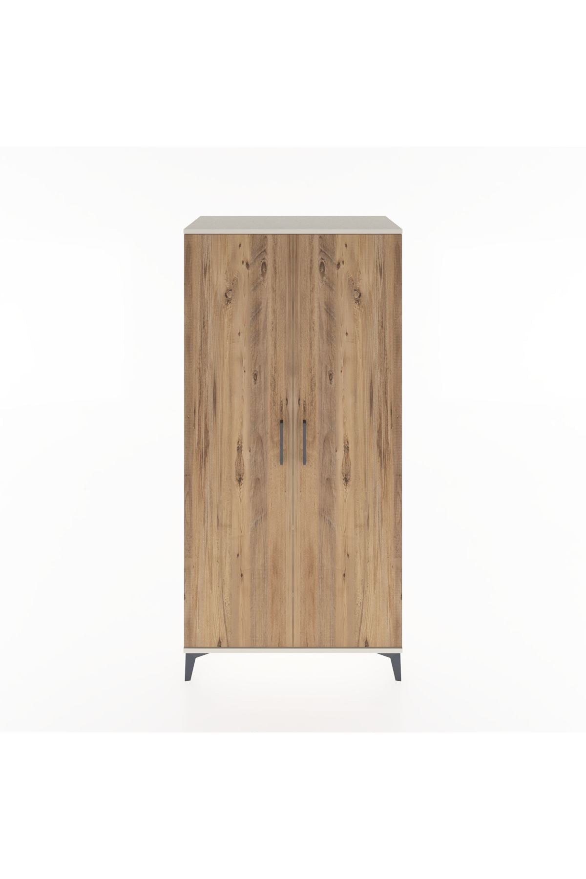 Hyperion Dolap 2 Raflı 2 Kapaklı Tek Askılı 88x44x182 - S57M031V3B