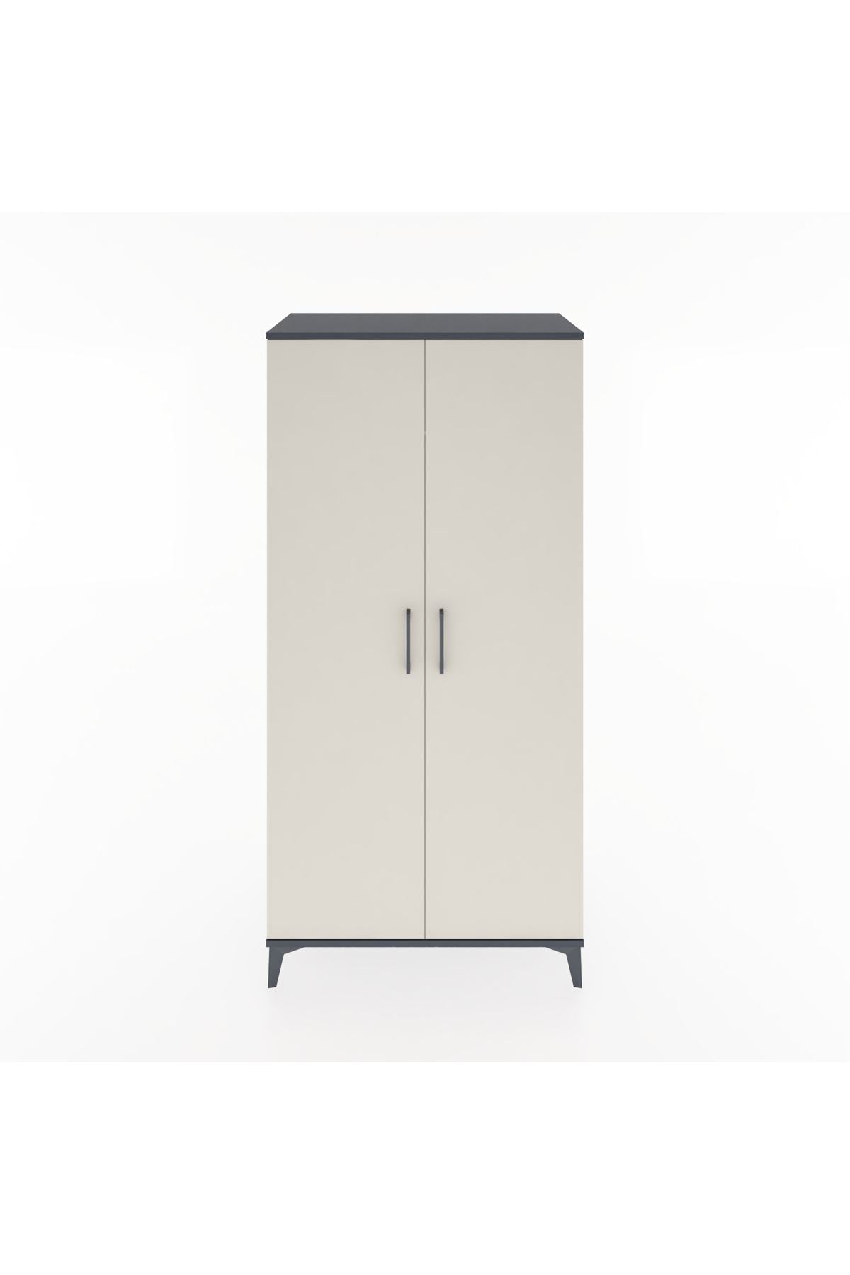 Hyperion Dolap 2 Raflı 2 Kapaklı Tek Askılı 88x44x182 - S57M031V4B
