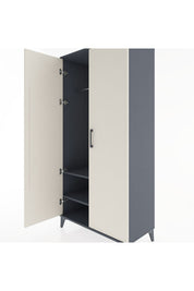 Hyperion Dolap 2 Raflı 2 Kapaklı Tek Askılı 88x44x182 - S57M031V4B