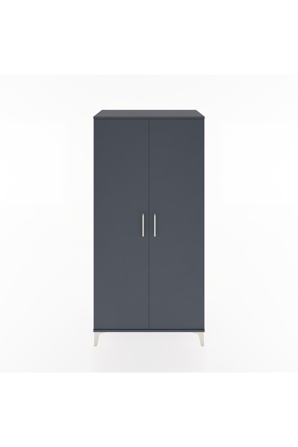 Hyperion Dolap 2 Raflı 2 Kapaklı Tek Askılı 88x44x182 - S57M031V5B