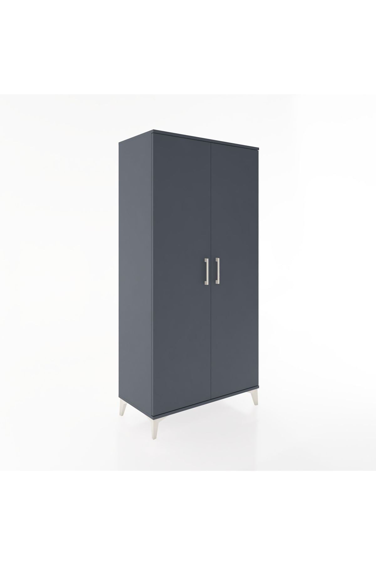 Hyperion Dolap 2 Raflı 2 Kapaklı Tek Askılı 88x44x182 - S57M031V5B