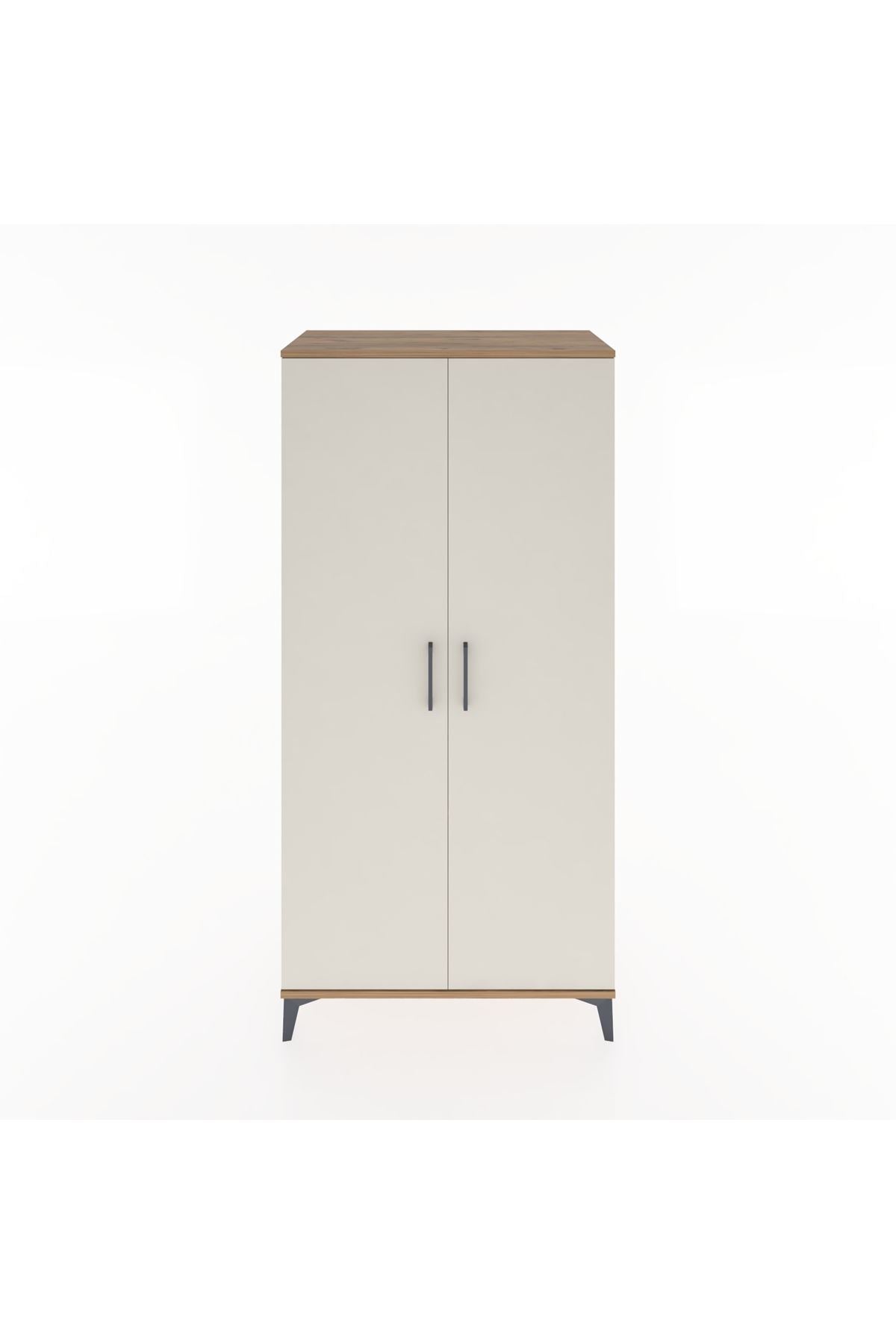 Hyperion Dolap 2 Raflı 2 Kapaklı Tek Askılı 88x44x182 - S57M031V7B
