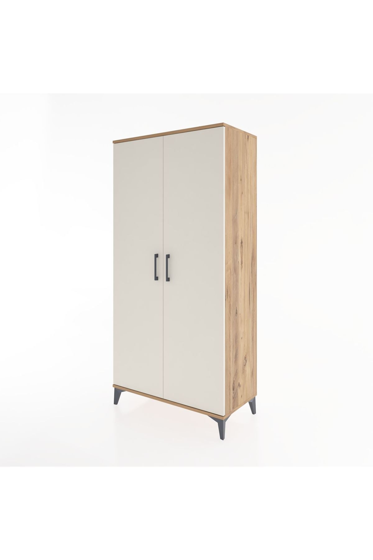 Hyperion Dolap 2 Raflı 2 Kapaklı Tek Askılı 88x44x182 - S57M031V7B
