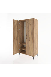 Hyperion Dolap 2 Raflı 2 Kapaklı Tek Askılı 88x44x182 - S57M031V9B