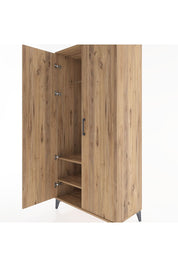 Hyperion Dolap 2 Raflı 2 Kapaklı Tek Askılı 88x44x182 - S57M031V9B