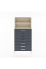 Hyperion Dolap 2 Raflı 7 Çekmeceli 88x44x182 - S57M033V2B