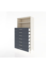 Hyperion Dolap 2 Raflı 7 Çekmeceli 88x44x182 - S57M033V2B