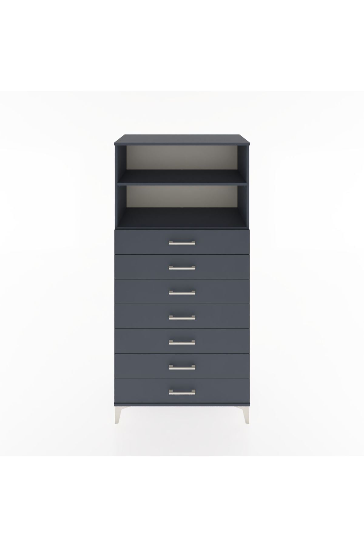 Hyperion Dolap 2 Raflı 7 Çekmeceli 88x44x182 - S57M033V5B