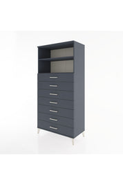 Hyperion Dolap 2 Raflı 7 Çekmeceli 88x44x182 - S57M033V5B