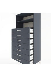 Hyperion Dolap 2 Raflı 7 Çekmeceli 88x44x182 - S57M033V5B