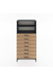 Hyperion Dolap 2 Raflı 7 Çekmeceli 88x44x182 - S57M033V6B