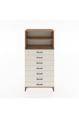 Hyperion Dolap 2 Raflı 7 Çekmeceli 88x44x182
