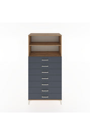 Hyperion Dolap 2 Raflı 7 Çekmeceli 88x44x182 - S57M033V8B