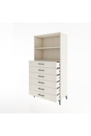 Hyperion Dolap 2 Raflı 6 Çekmeceli 88x44x182 - S57M034V1B